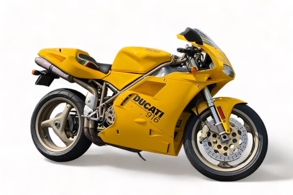 yellow ducati