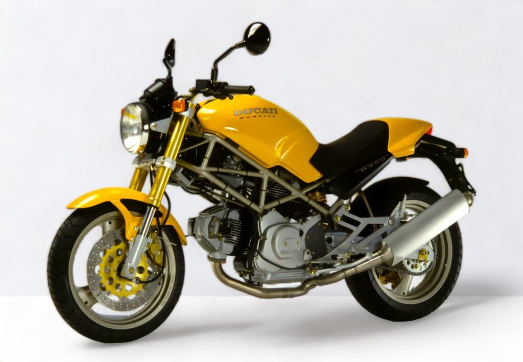 Ducati Monster 600 Yellow LHS 3-4
