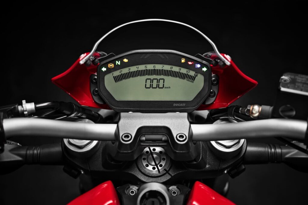 Ducati Monster 797 Plus LCD instrument cluster