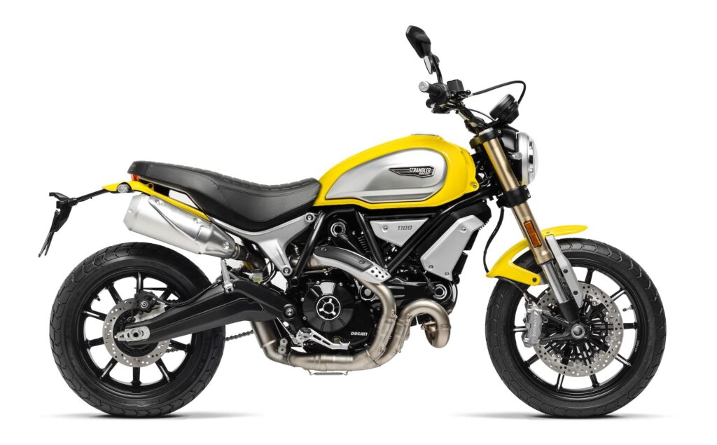 Ducati Scrambler 1100 Studio Yellow RHS