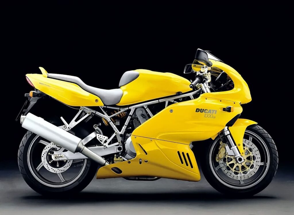 Ducati SuperSport 1000DS Yellow RHS studio