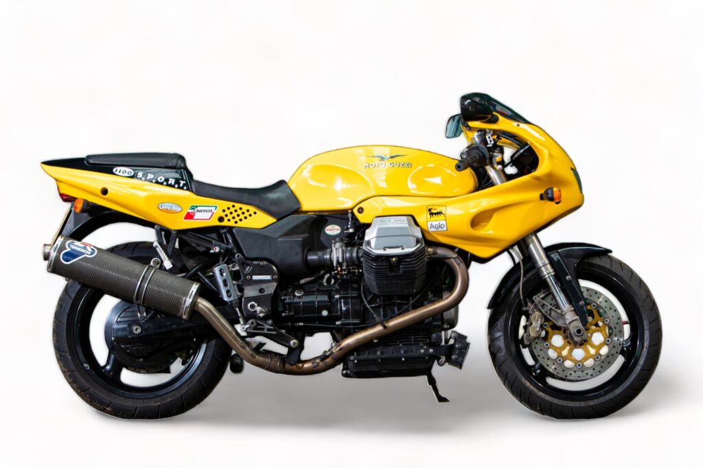 Moto Guzzi 1100 Sport Yellow RHS