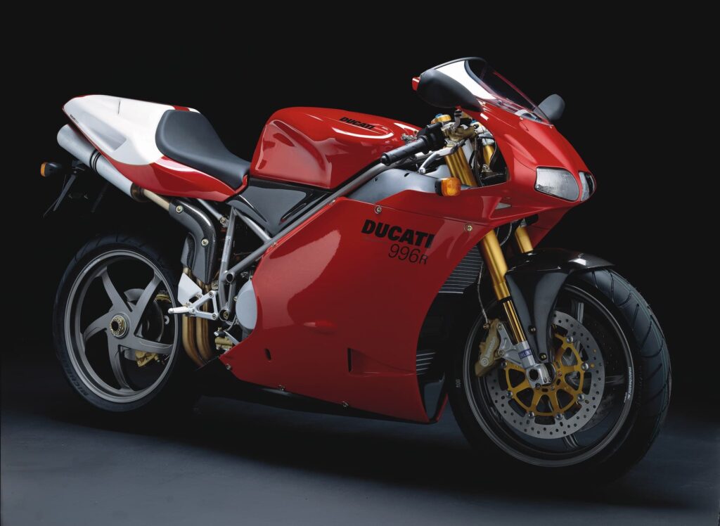 2001 Ducati 996R RHS red studio
