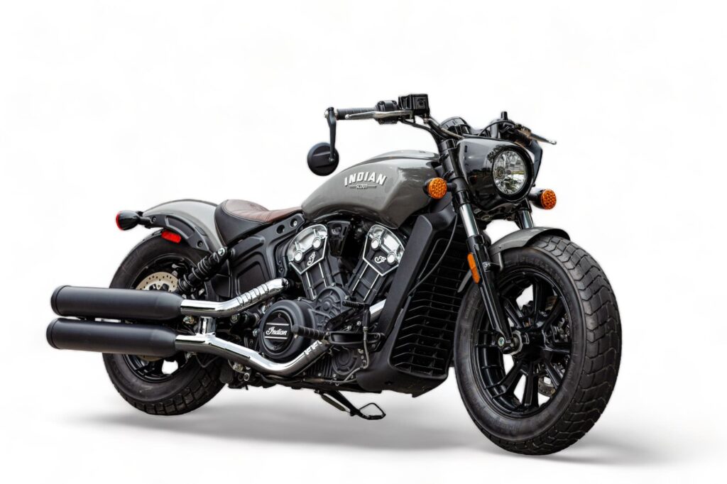 2022 Indian Scout Bobber RHS studio web