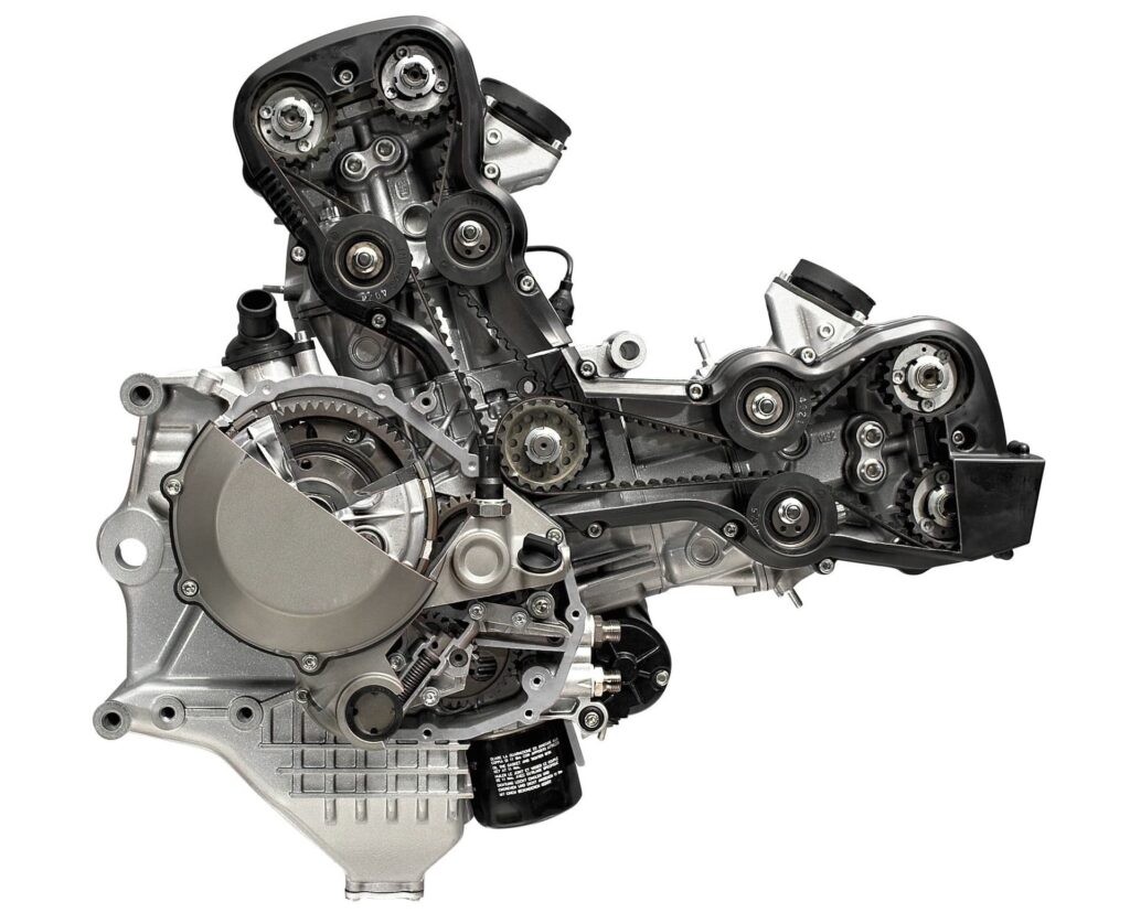 Ducati 1098 Testastretta Evoluzione engine cutaway