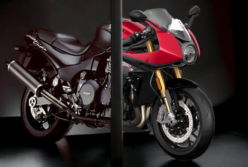 The Triumph Speed Triple Model history, 1994-today. 1 Triumph Speed Triple model history composite image cover