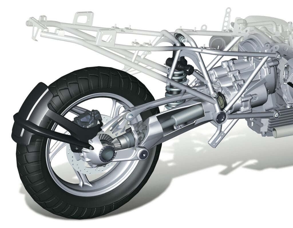 2004 BMW R 1200 GS Paralever final drie cross section