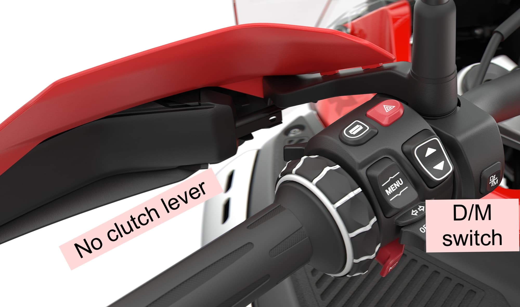 Automatic Motorcycle Transmissions Compared: DCT, AMT, E-Clutch and More 5 BMW R 1300 GSA ASA left handlebar