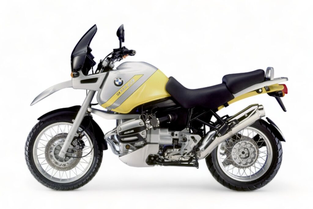 BMW R 850 GS LHS studio white background