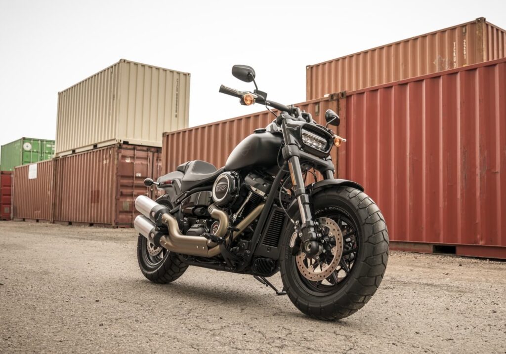 2019 Harley-Davidson FXFB Fat Bob Shipyard RHS 3-4