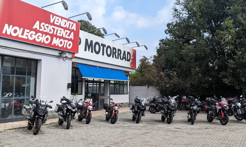 Available fleet at HP Motorrad Italy