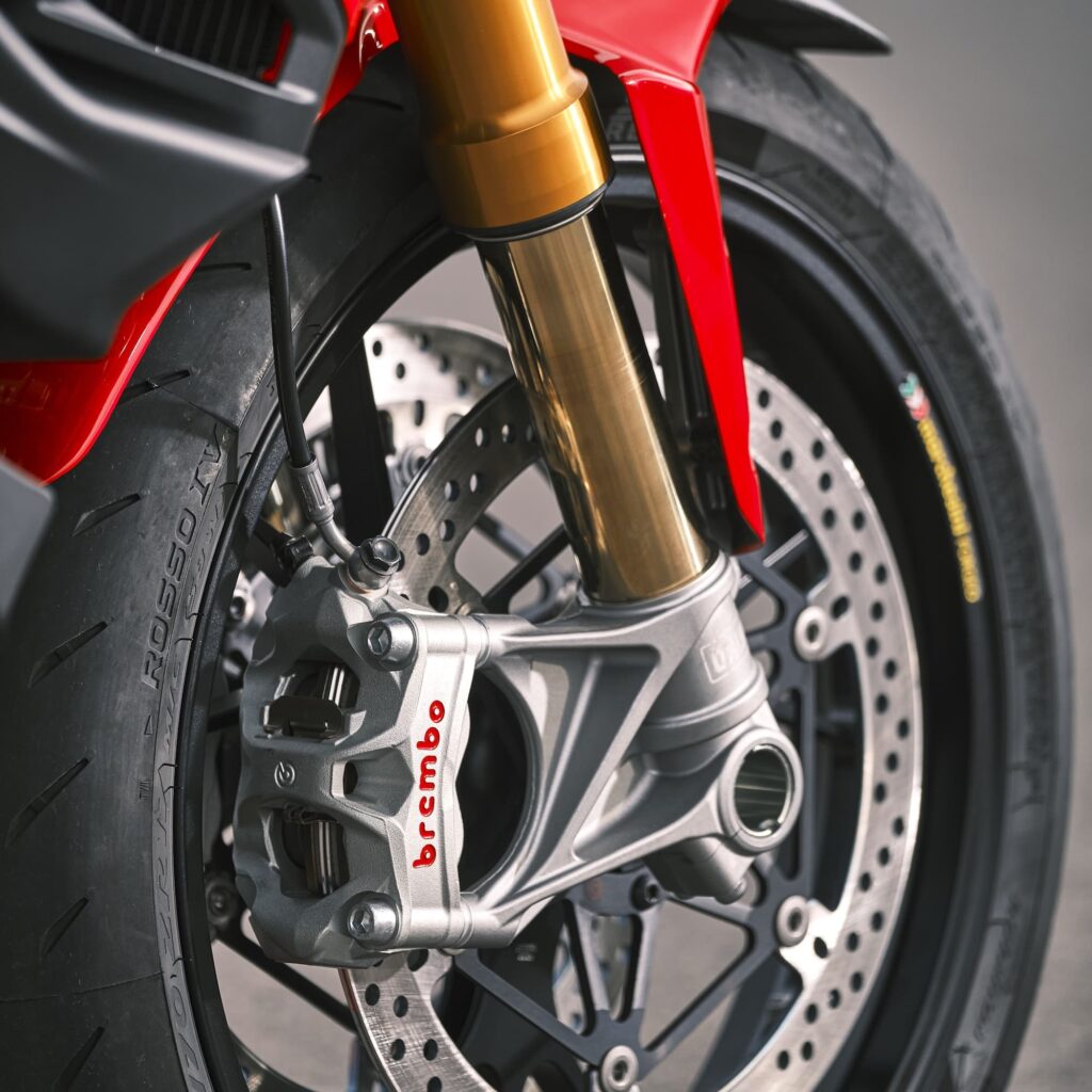 Ducati Multistrada Pikes Peak front suspension and brakes