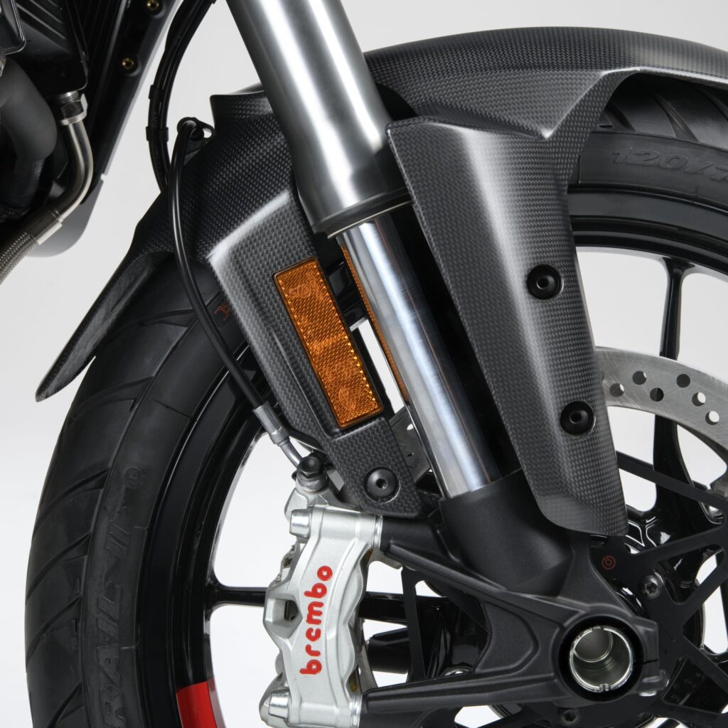 Ducati Multistrada V4 S suspension and brakes