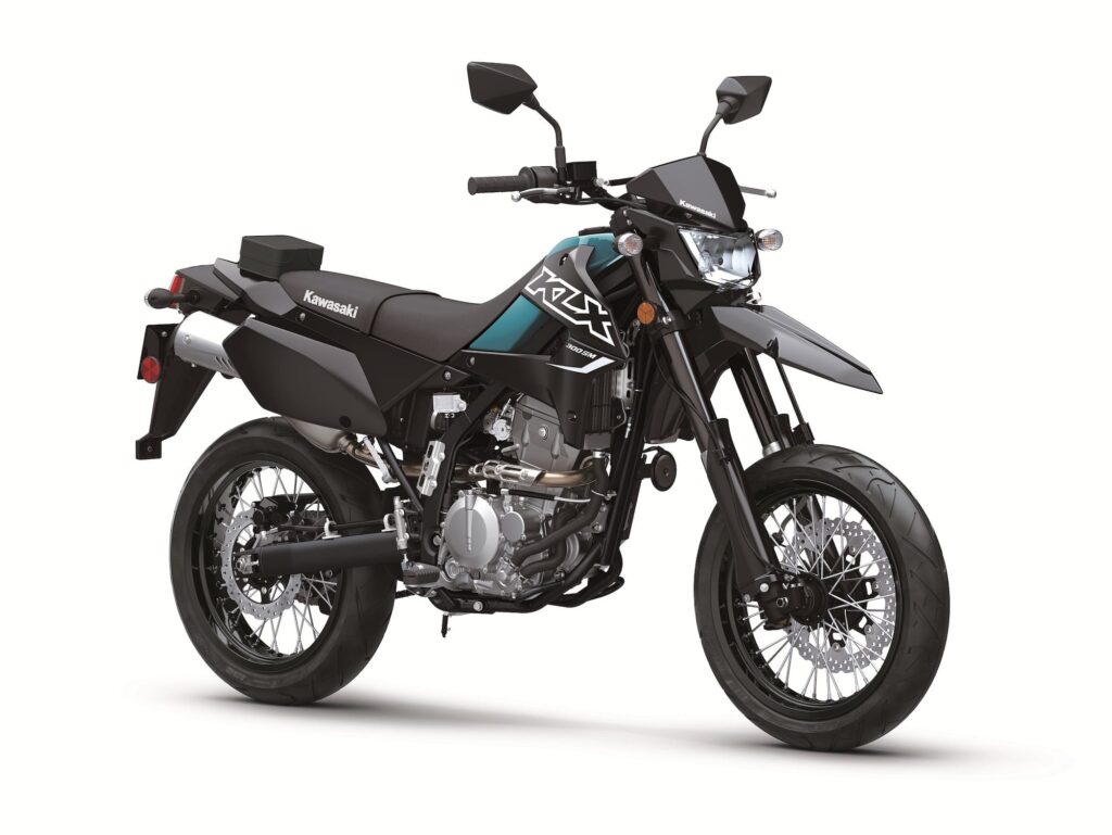 2022 Kawasaki KLX300SM dual sport rhs 3 4