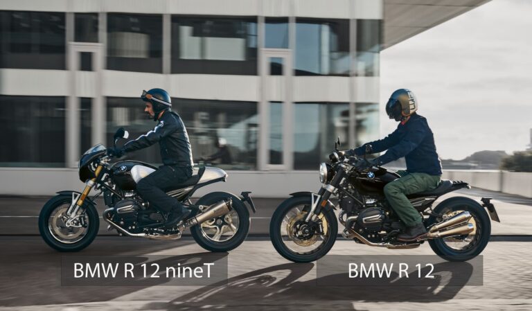 2024 BMW R 12 and R 12 nineT — Compared with the R nineT, plus differences