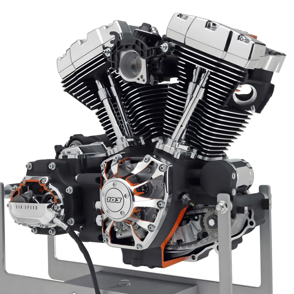 Harley-Davidson Twin Cam 103 engine square
