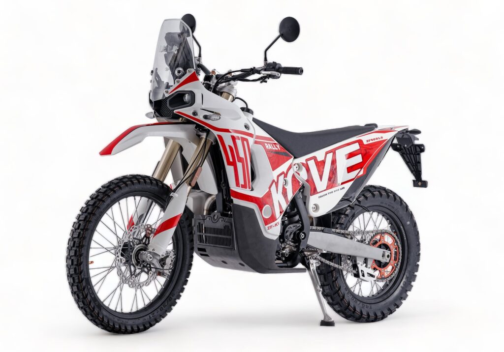 Kove 450 Rally Factory Studio LHS 3-4