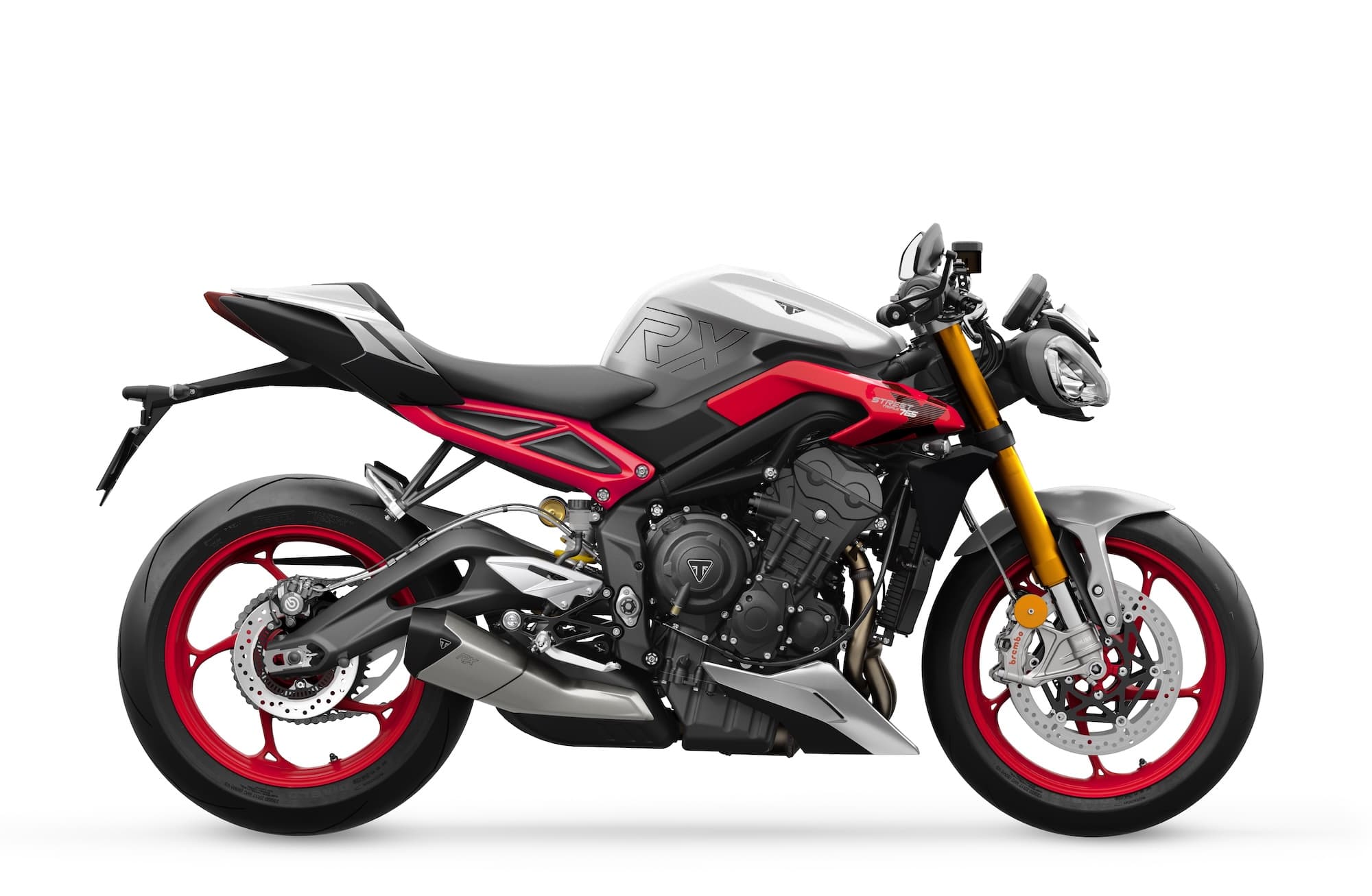 Chasing Lightness: Triumph Street Triple Buyer’s Guide (675-765, 2008-2026) 72 2026 Triumph Street Triple 765 RX in Matt Aluminium Silver from the right side