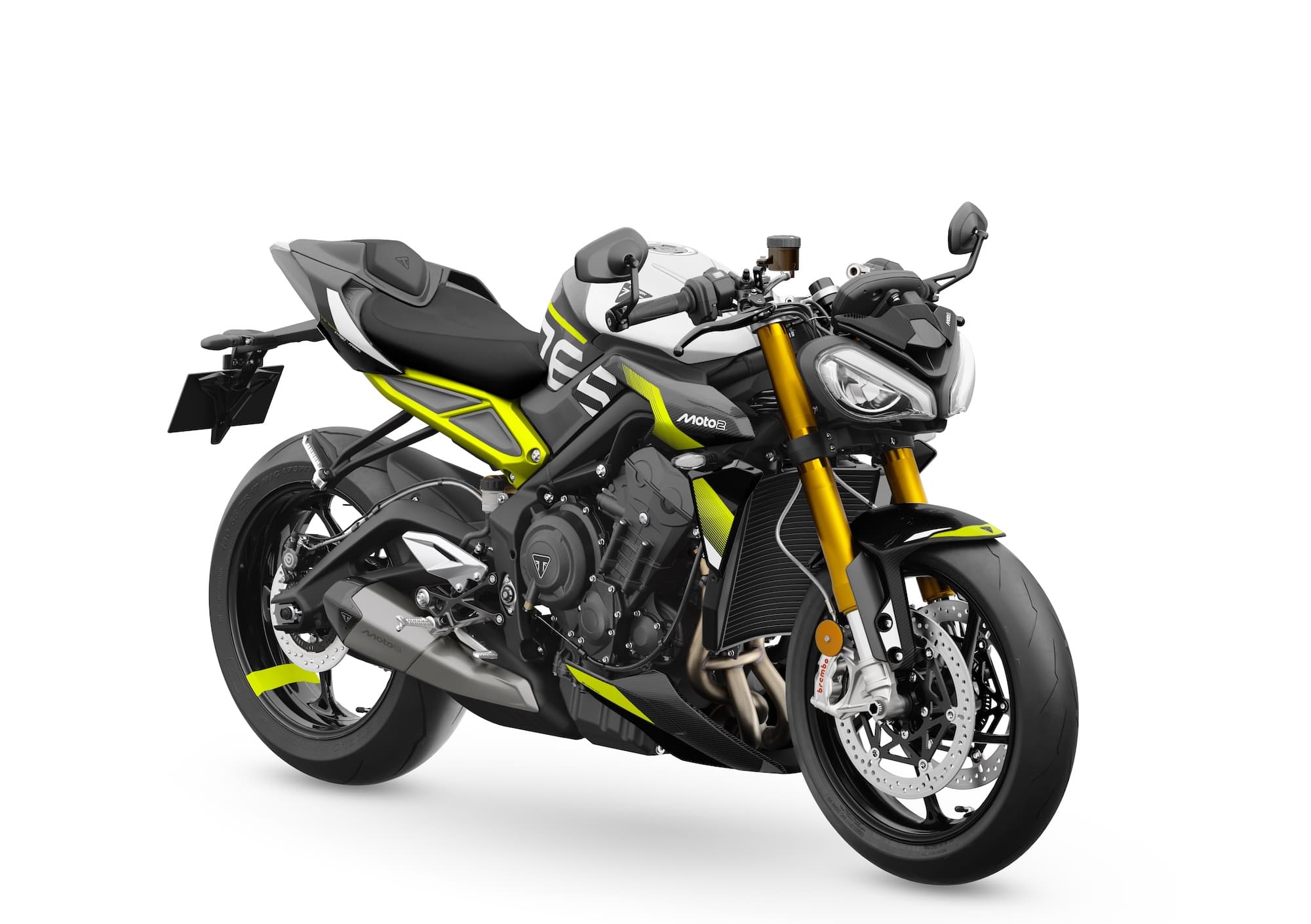 Chasing Lightness: Triumph Street Triple Buyer’s Guide (675-765, 2008-2026) 73 2026 Triumph Street Triple 765 Moto2 Edition in Mineral Grey and Crystal White