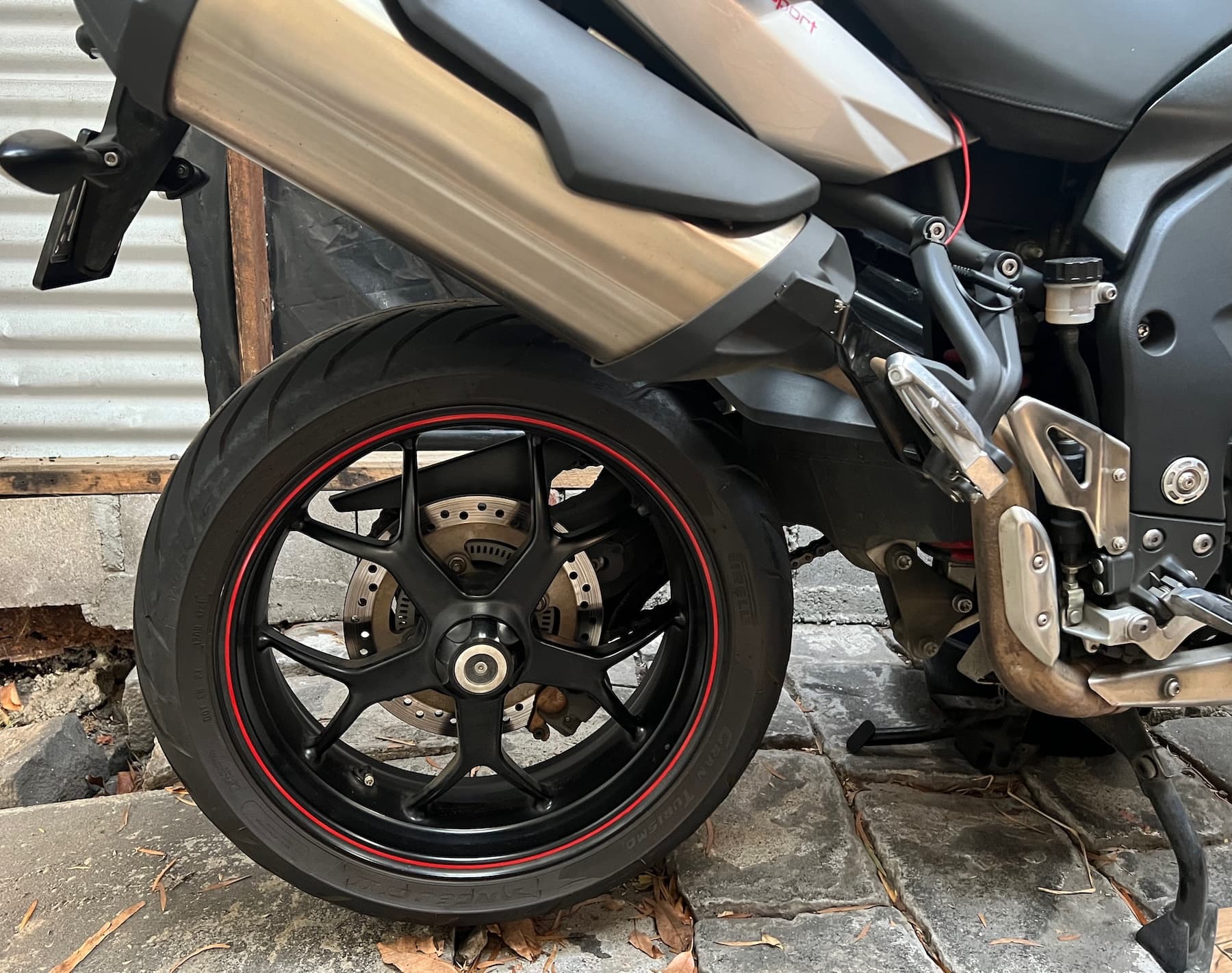 Leviers Frein Embrayage CNC Longs ESPEEDMTC Pour Triumph Tiger 1050/800 - Rouge
