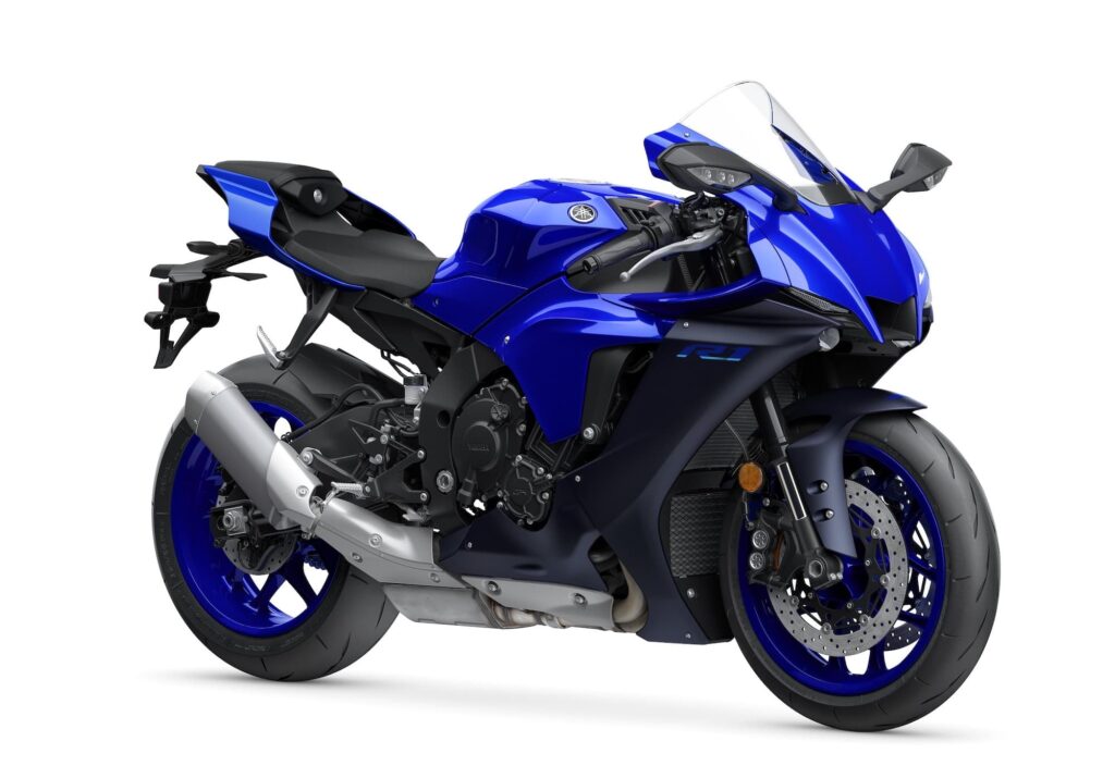 2022 Yamaha YZF-R1 Blue RHS 3-4