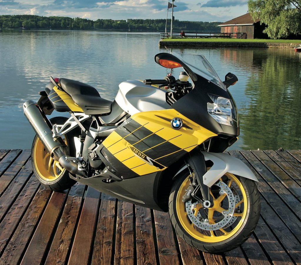 All About the 2005+ BMW K 1200 S/R and K 1300 S/R/GT 3 BMW K 1200 S yellow on boardwalk