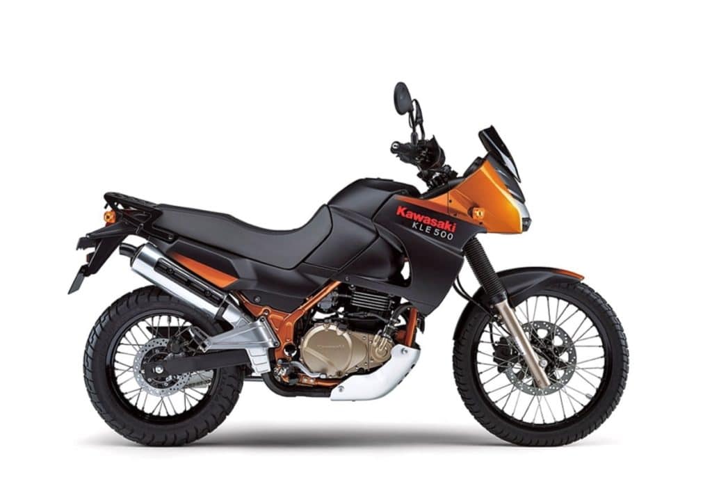 2026 Kawasaki KLE500 Review — Old Name, Better Timing 12 2005 Kawasaki KLE500 refresh
