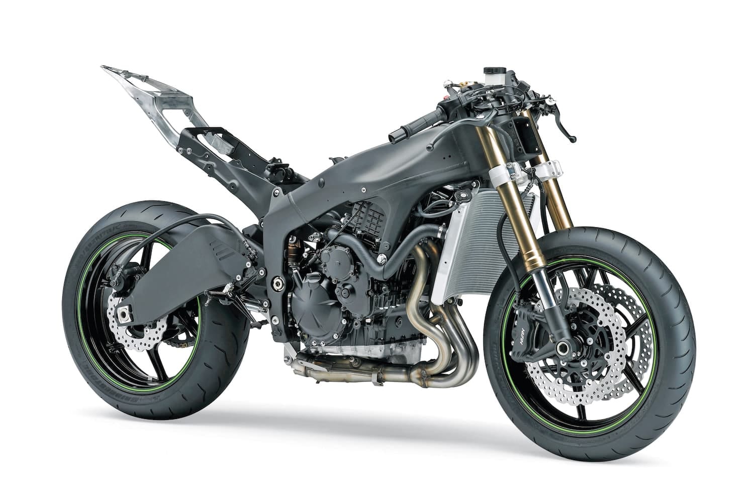 Kawasaki Ninja ZX-6R (600 and 636) — The Last Starfighter (Updated for 2027) 35 2009 Kawasaki Ninja ZX-6R chassis with bodywork removed