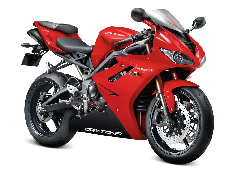 Triumph Daytona Model History and Buyer’s Guide (1967-2026) 16 2011 Triumph Daytona 675, right-front three-quarter view