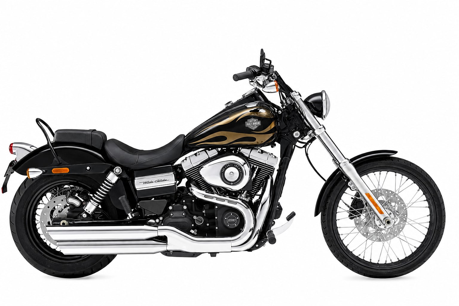 The Big Questions: Dyna vs Softail. The Showdown! 14 2015 Harley-Davidson Dyna Wide Glide side view