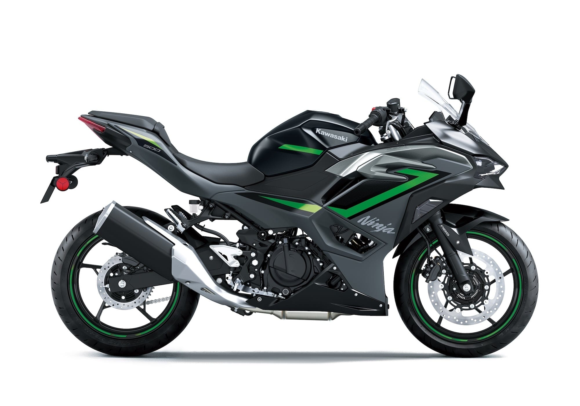 Kawasaki Ninja 300, 400, Ninja 500, Z300, Z400, and Z500 — Complete Buyer’s Guide 12 Black 2024 Kawasaki Ninja 500 viewed from the right side