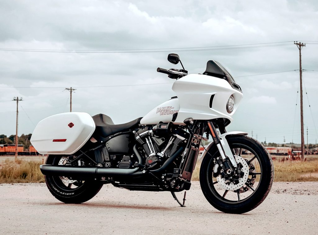 Harley-Davidson Low Rider Buyer’s Guide and Model History 14 2026 Harley-Davidson FXLRST Low Rider ST in white right side view