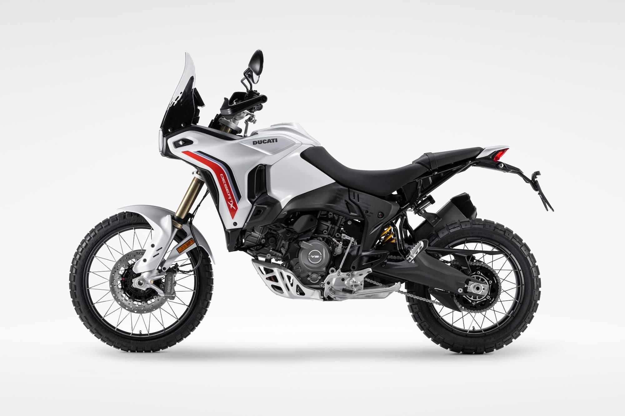Ducati DesertX Buyer's Guide 9 2026 Ducati DesertX V2 left-side profile studio view