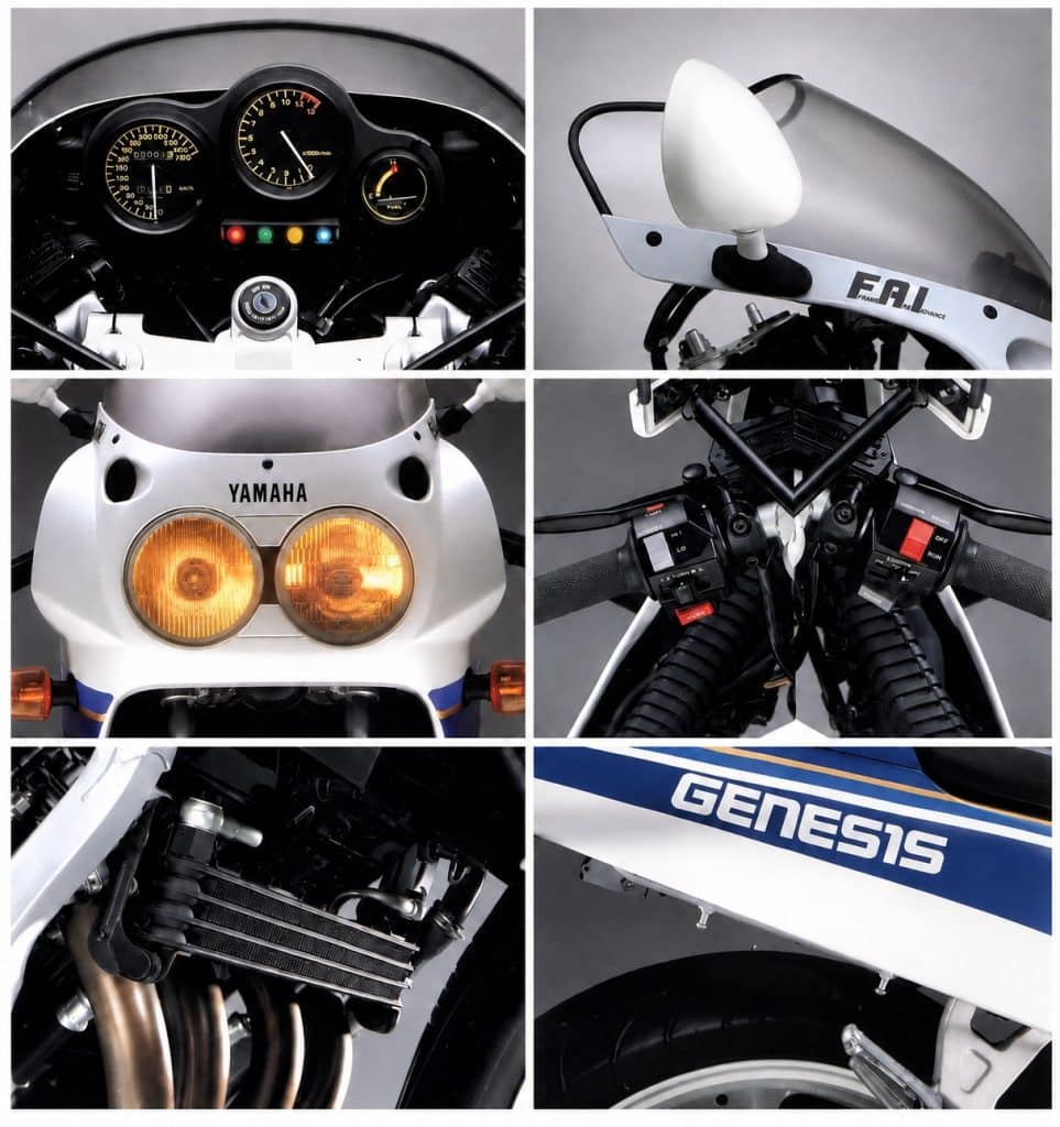 My ’80s Crush: The Yamaha FZR1000 Genesis 7 Yamaha FZR1000 details matrix