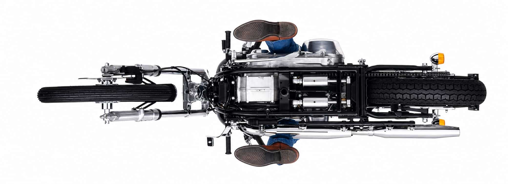 The Big Questions: Dyna vs Softail. The Showdown! 8 Original Harley-Davidson Softail chassis viewed from underneath, showing its twin horizontal shocks