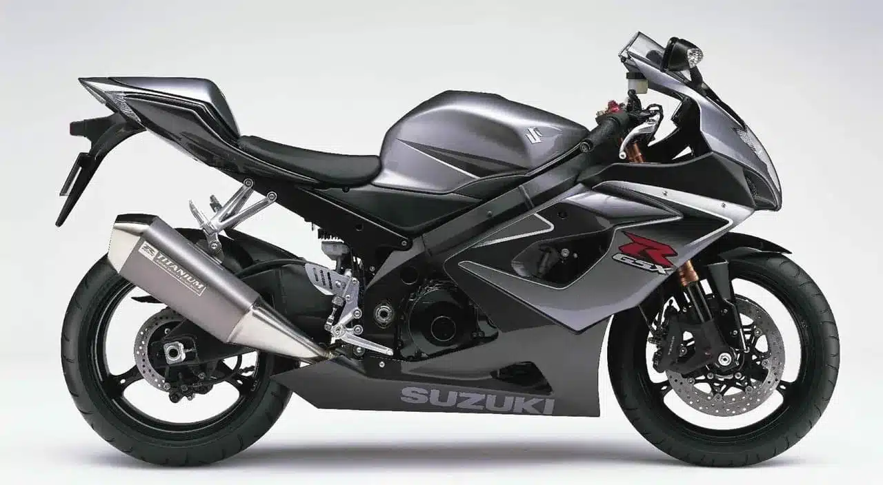 The K5 Suzuki GSX-R1000 — The Legend of Godzilla 9 2006 Suzuki GSX-R1000 K6 in metallic grey, right-side profile