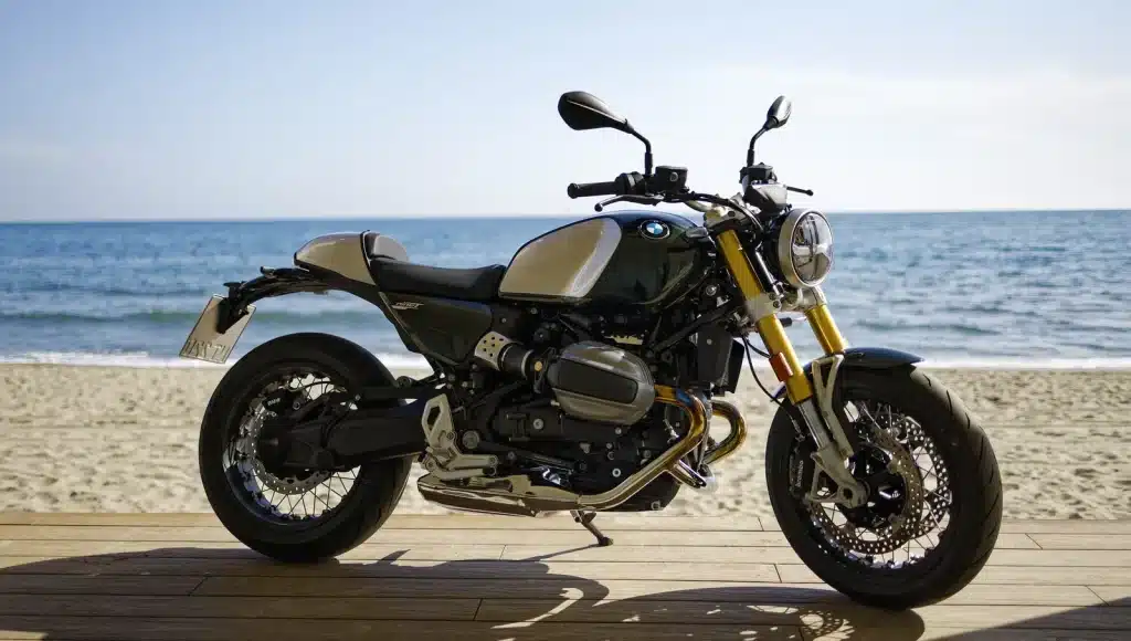 BMW R 12 Model Range Buyer’s Guide — Cruiser, nineT, S and G/S 1 BMW R 12 nineT parked beside the sea, viewed from the right