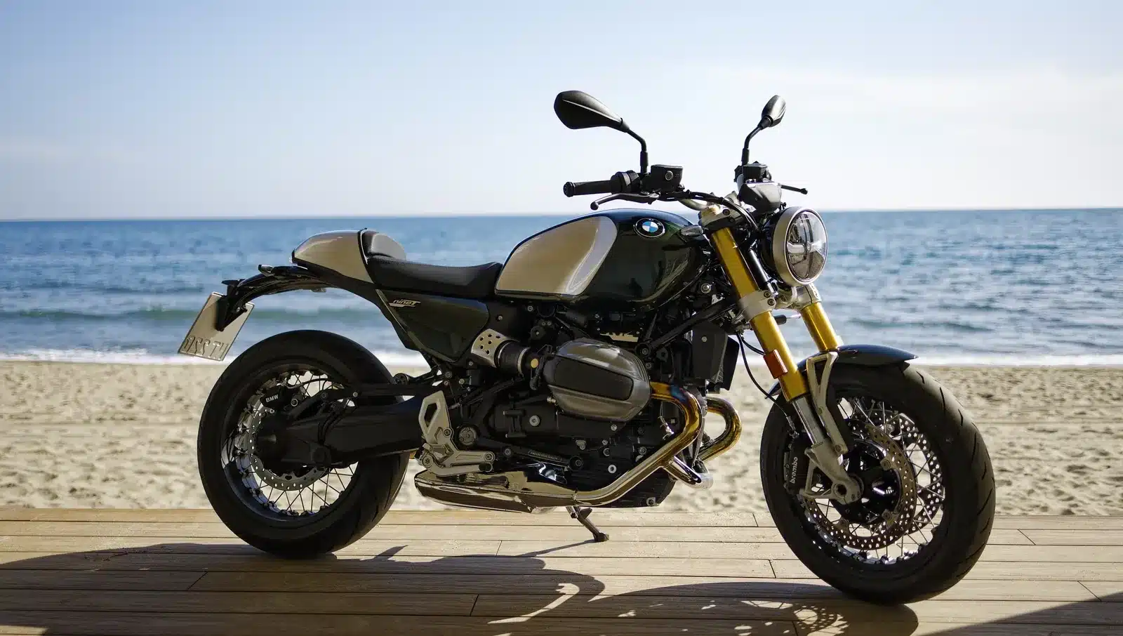 BMW R 12 Model Range Buyer’s Guide — Cruiser, nineT, S and G/S 1 BMW R 12 nineT parked beside the sea, viewed from the right