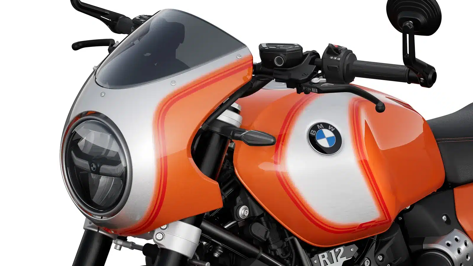 BMW R 12 Model Range Buyer’s Guide — Cruiser, nineT, S and G/S 7 BMW R 12 S cockpit fairing, tinted screen and orange brushed-aluminium tank